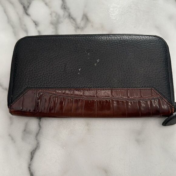 Brighton Leather Zip Around Wallet - Picture 2 of 9